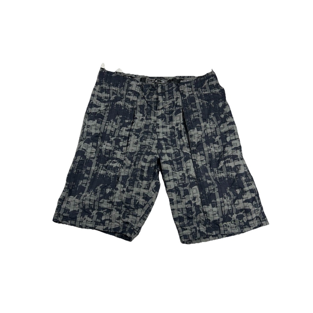 Vintage Oakley Software Cargo‎ Shorts Mens XXL 2XL Tech Hiking Outdoor Gorp Camo